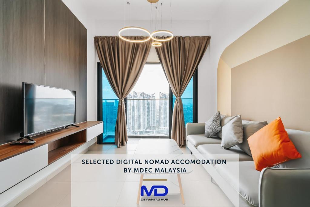 Nowhere 2Br & 2Bath Apartment With Balcony @ Reizz Residences Kuala Lumpur Exterior photo